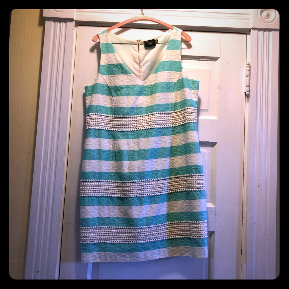 Blue and White Summer Dress